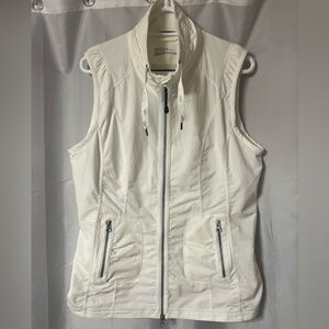 Zella Women's White fitted Active Vest XL